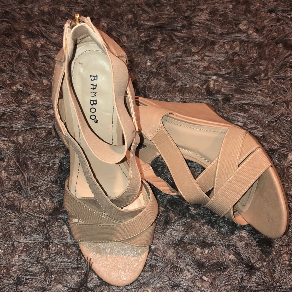 Shoes; nude color